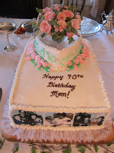 90th Birthday Cake