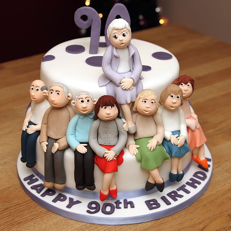 90th Birthday Cake