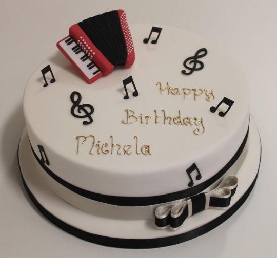 Accordion Birthday Cake Accordion Birthday Cake