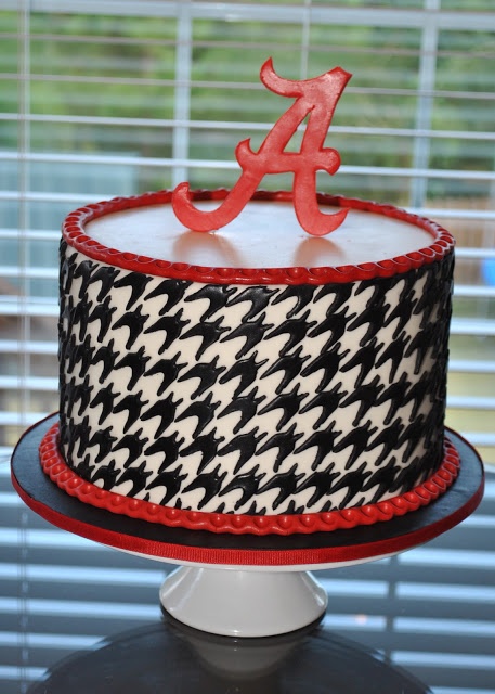 Alabama Football Birthday Cake