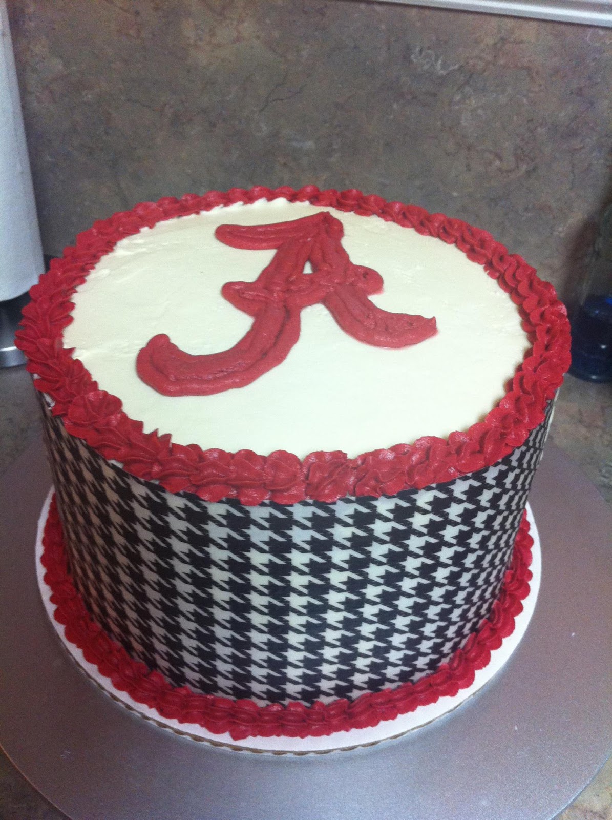 Alabama Football Birthday Cake