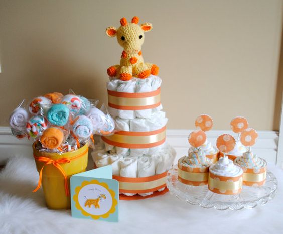 Baby Shower Diaper Cake Ideas