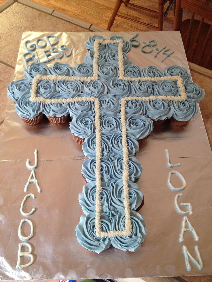 Baptism Cupcake Cake Baptism Cupcake Cake