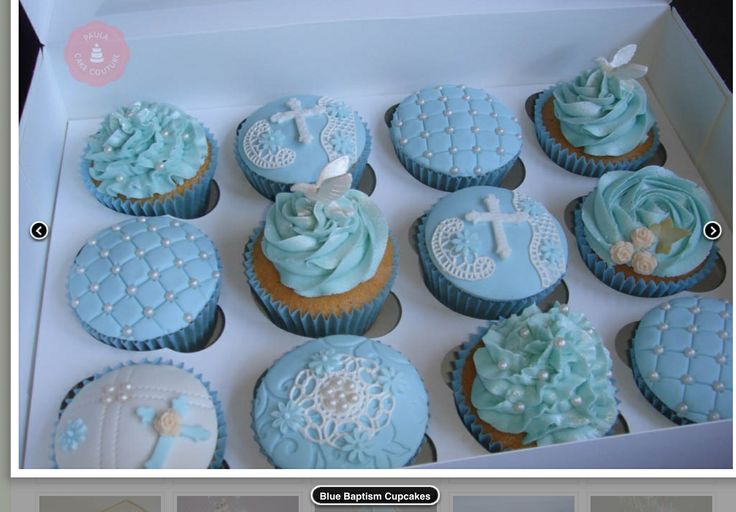 Baptism Cupcake Cake