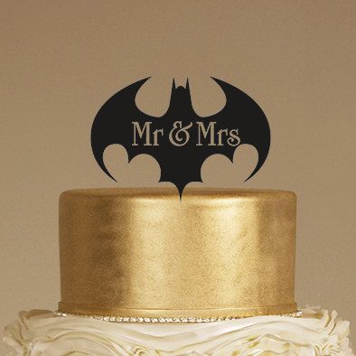 Batman Wedding Cake Topper