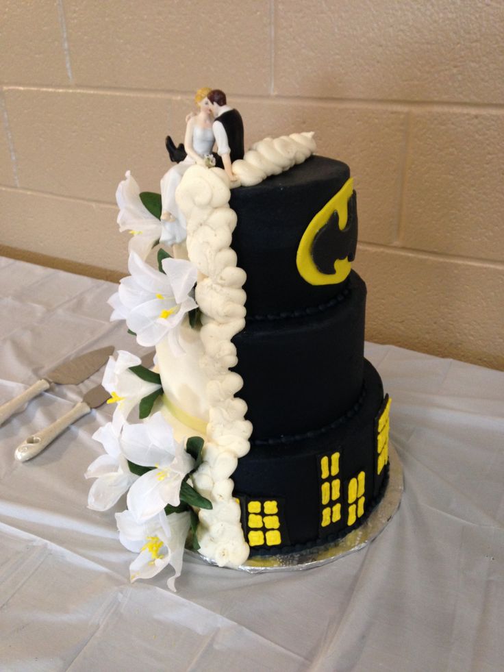 Batman Wedding Cake Batman Wedding Cake