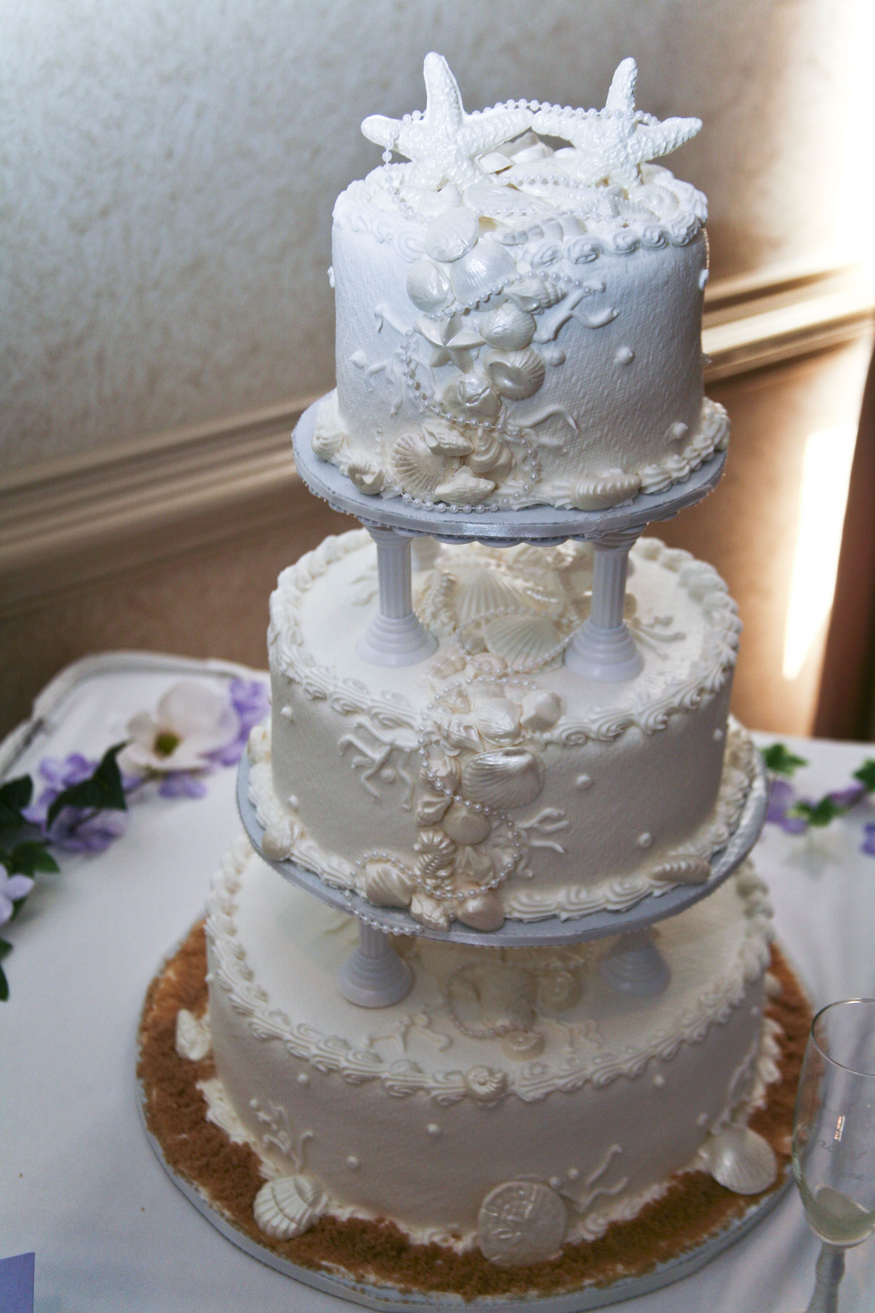 Beach Theme Wedding Cake Beach Theme Wedding Cake