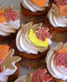 Beautiful Fall Cupcakes