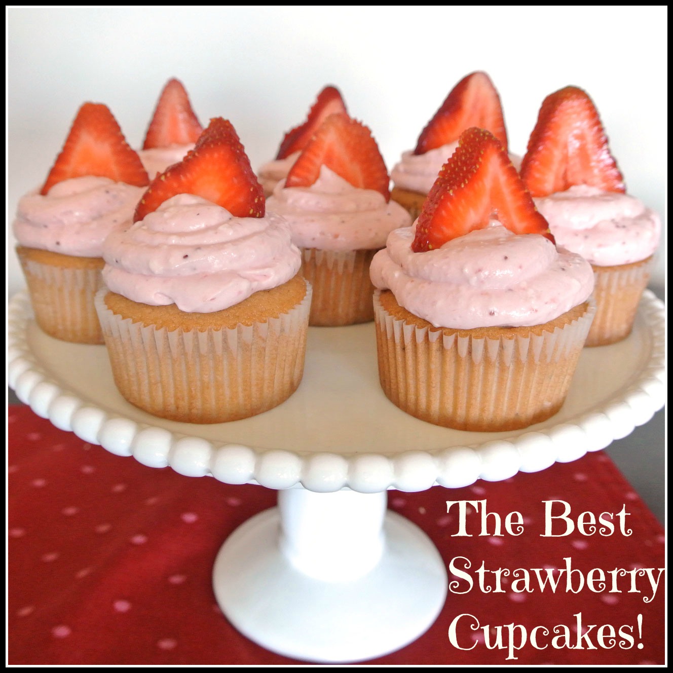 Best Strawberry Cupcakes