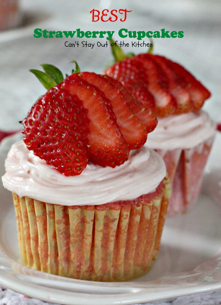 Best Strawberry Cupcakes Best Strawberry Cupcakes