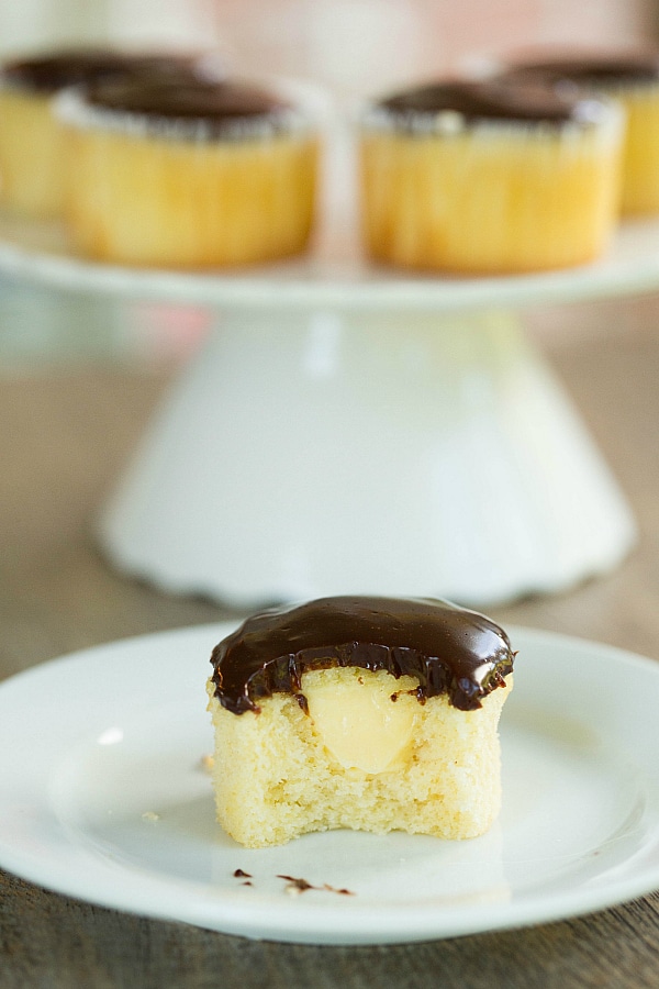 Boston Cream Cupcakes Recipe