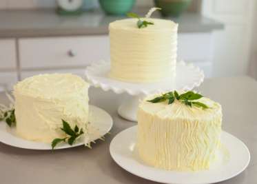 Cake Decorating Buttercream Icing with a Spoon Cake Decorating Buttercream Icing with a Spoon