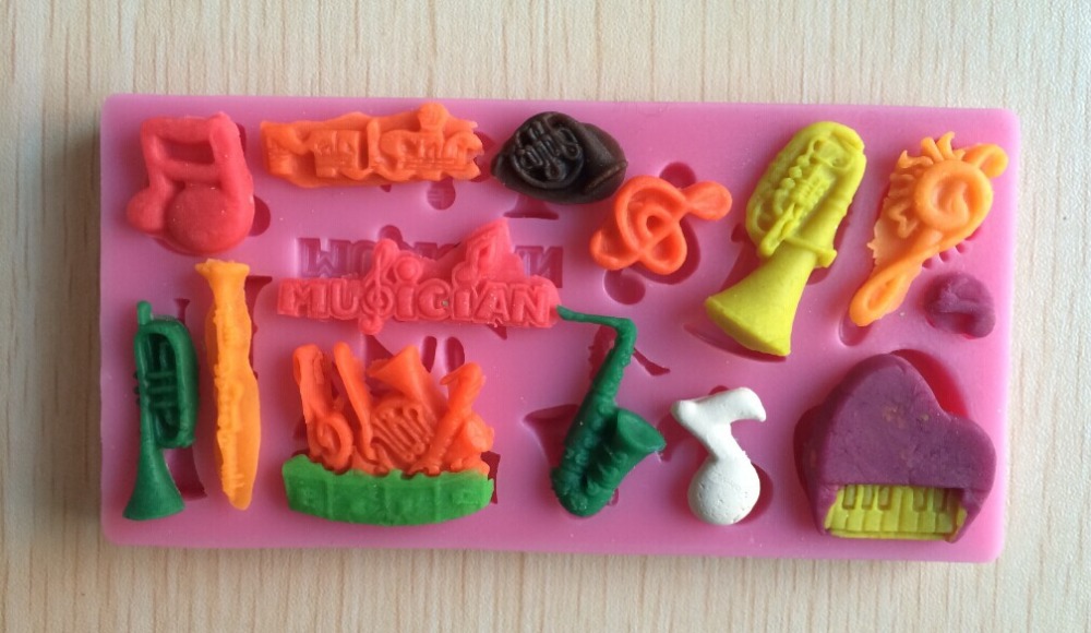 Cake Decorations Music Instruments