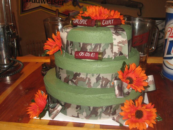 Camo Wedding Cake