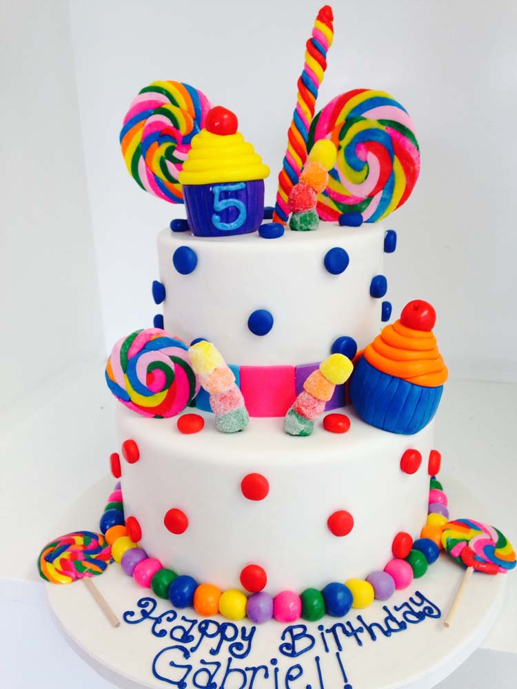 Candy Birthday Cake Designs