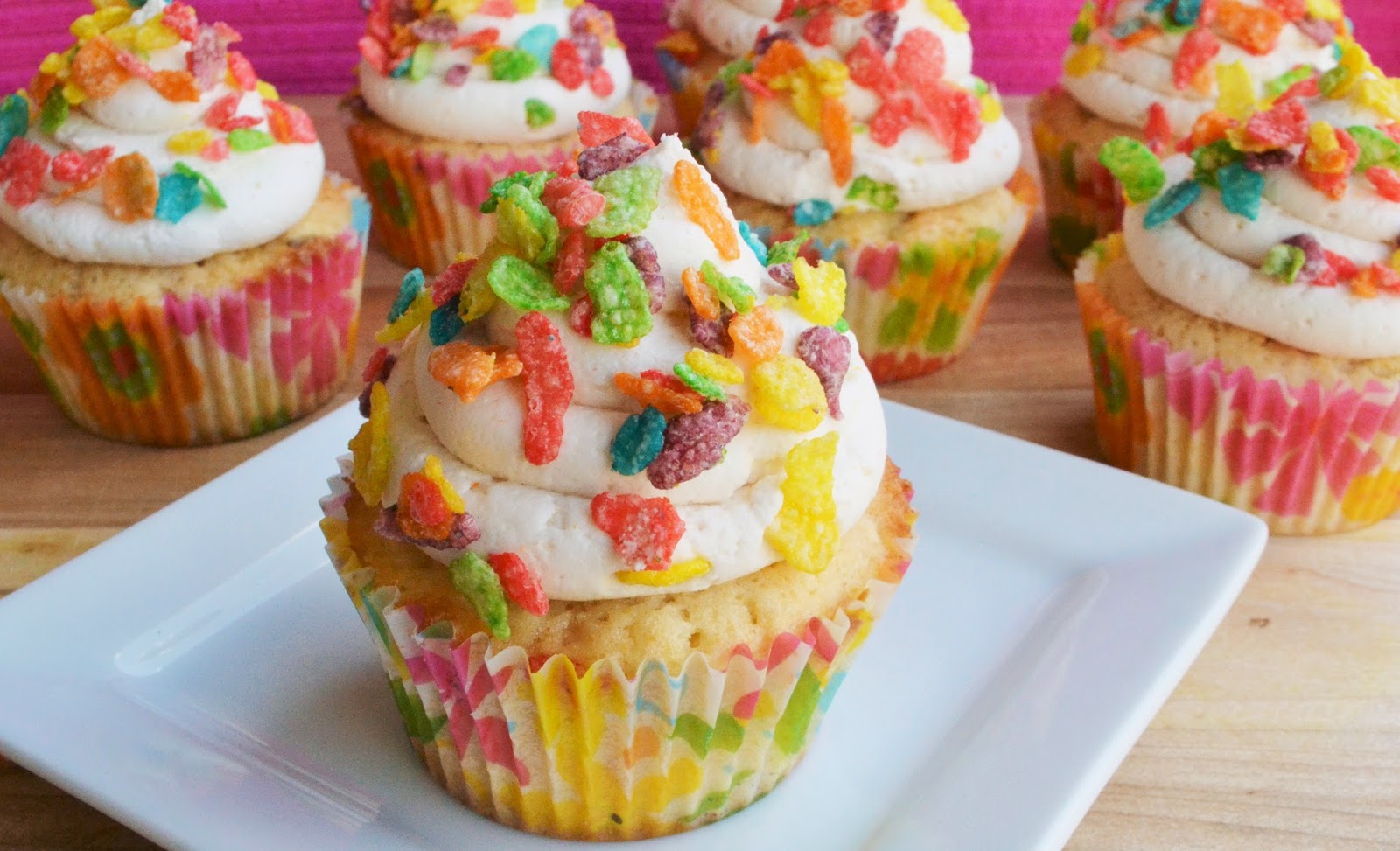 8 Photos of Fruity Cereal Cupcakes
