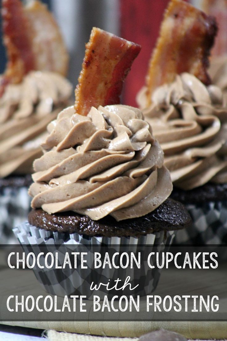 Chocolate Bacon Cupcakes Recipe