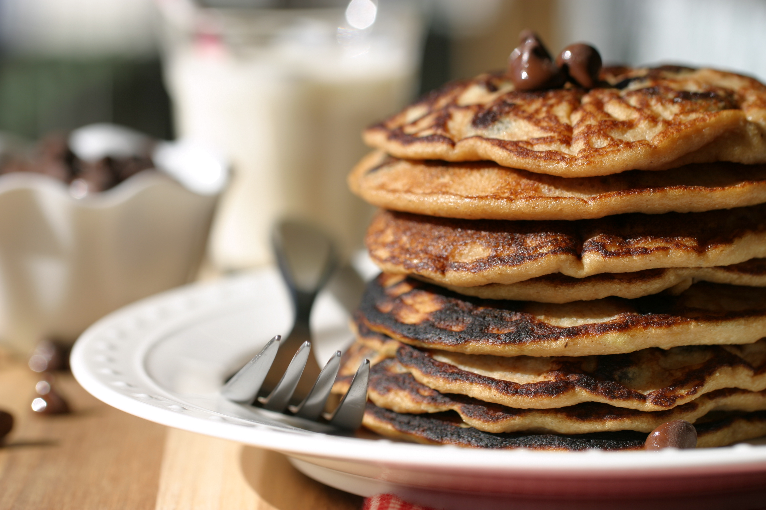 Chocolate Chip Pancakes Chocolate Chip Pancakes