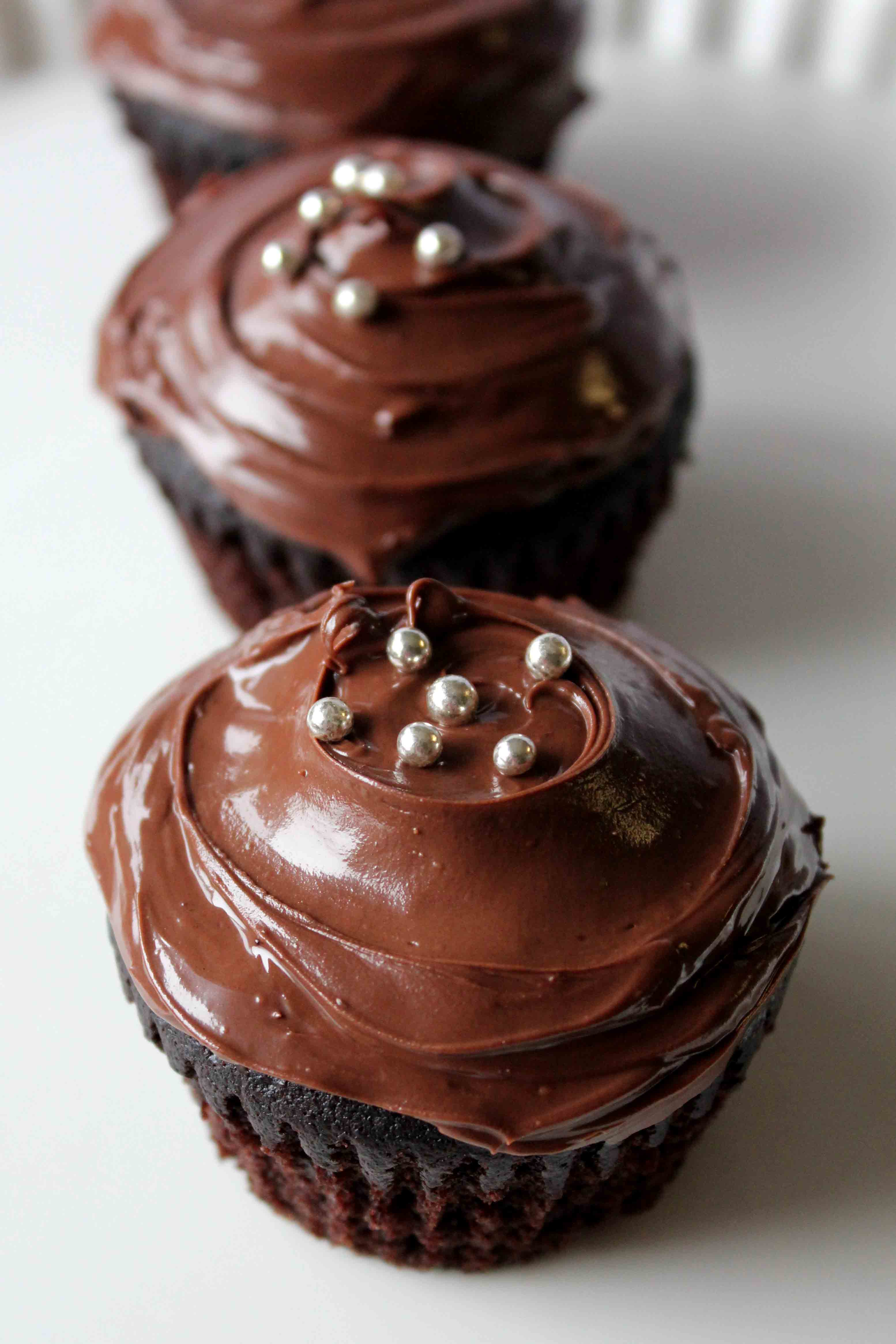 Chocolate Cupcake with Nutella