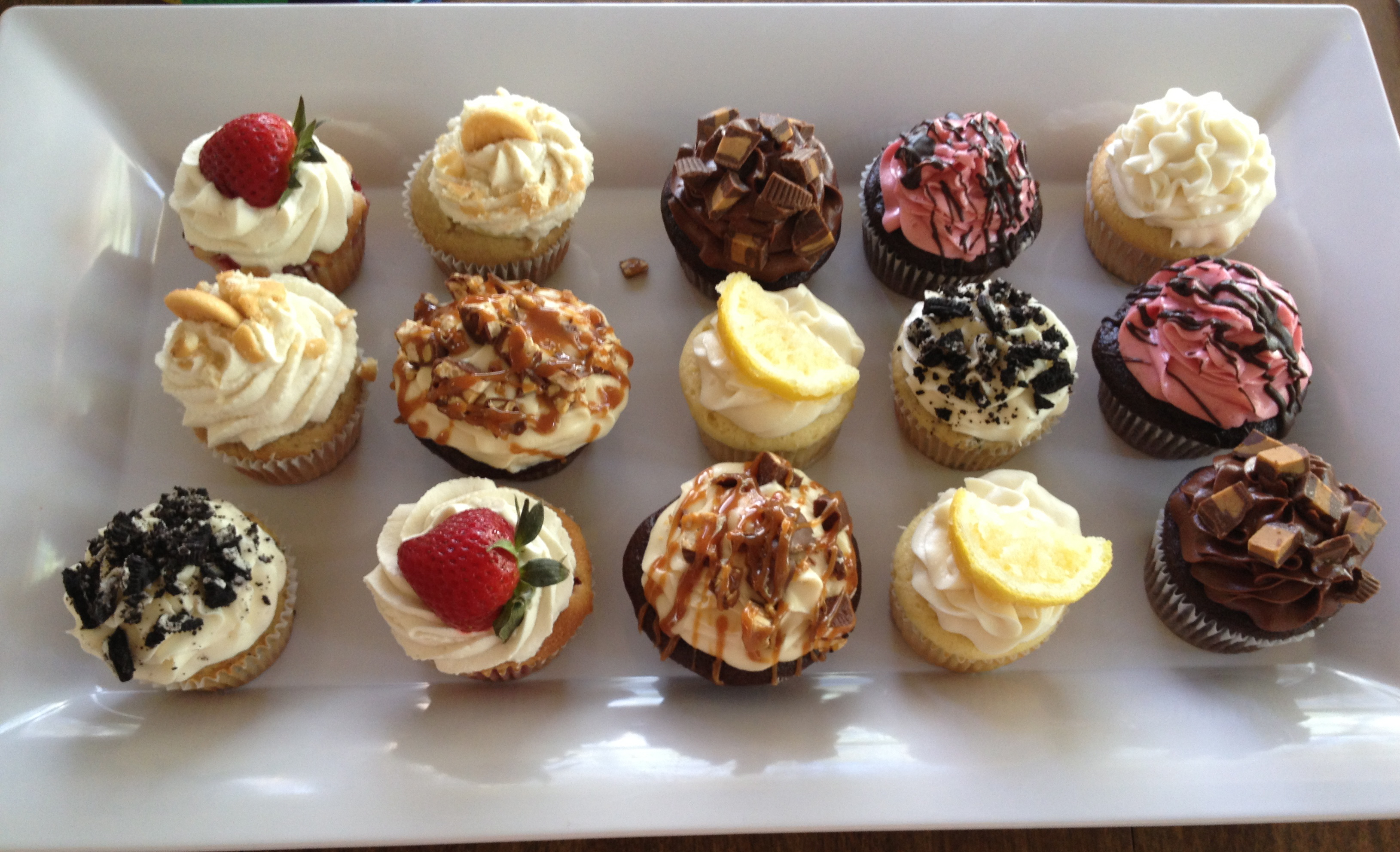 Chocolate Cupcakes with Candy Bars