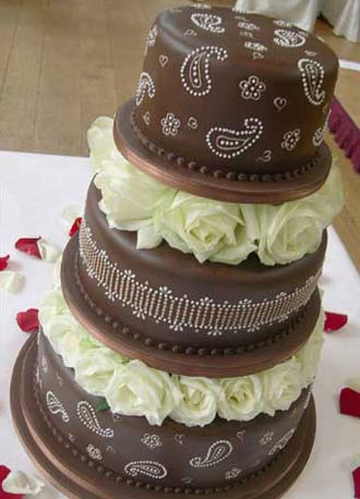 Chocolate Wedding Cake