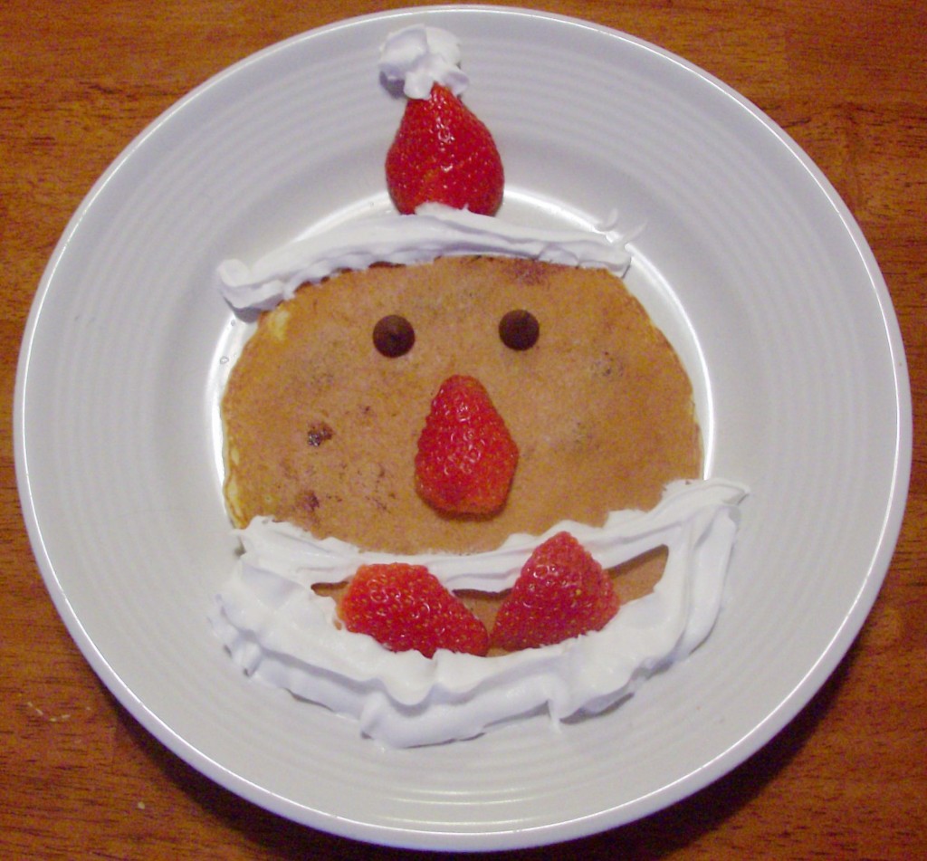 Christmas Santa Pancakes Recipe