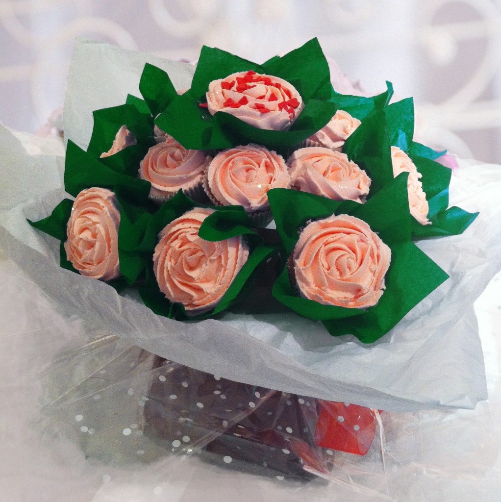 Cupcake Flower Bouquet Cake