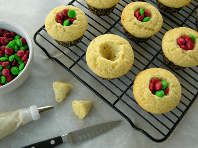 Cupcakes with Candy Inside