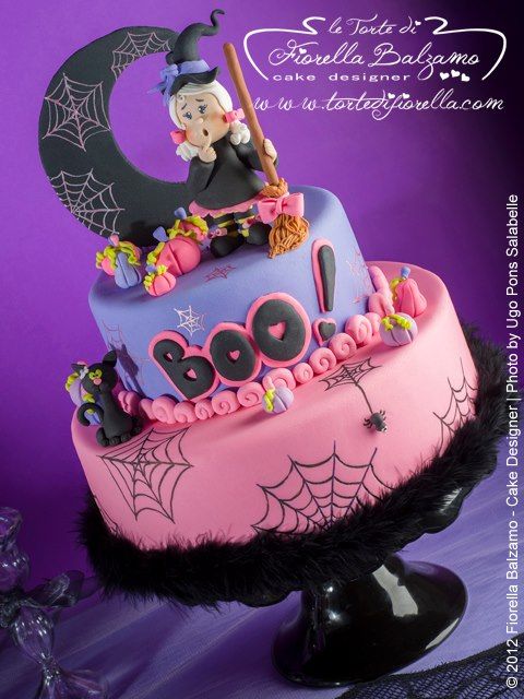 Cute Halloween Birthday Cake