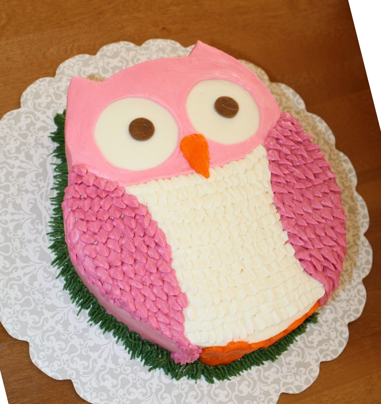 Cute Owl Birthday Cake