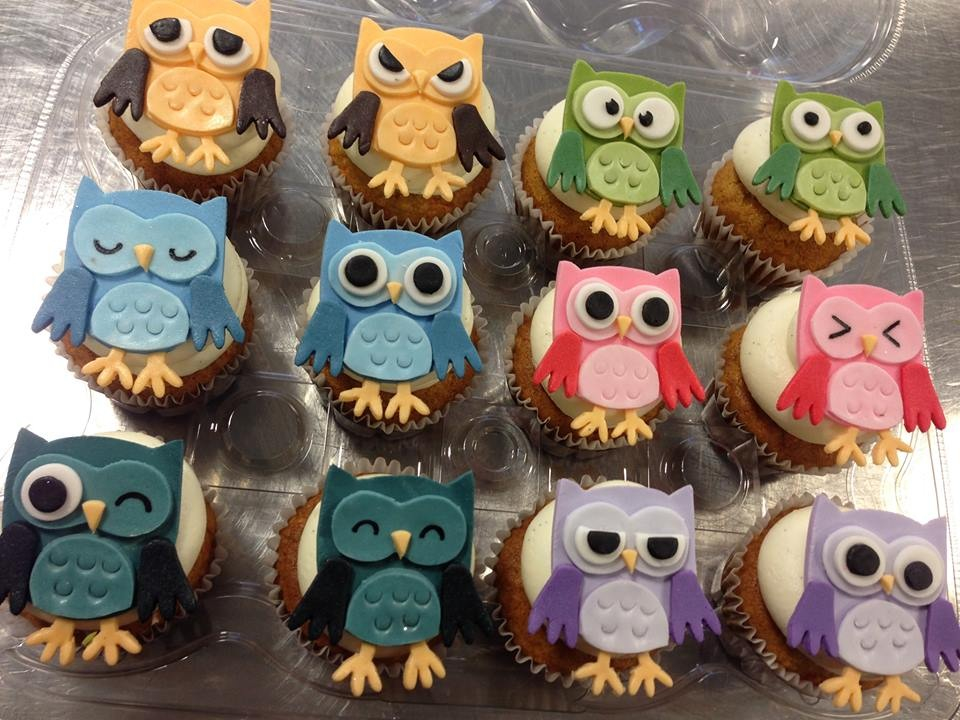Cute Owl Cupcakes
