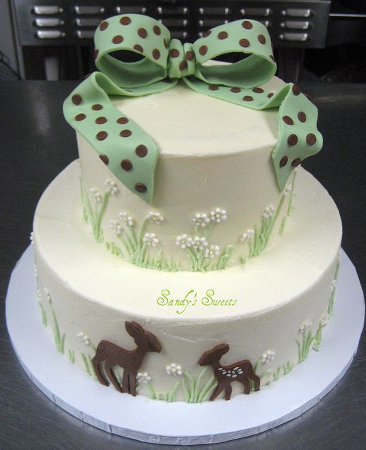 Deer Hunting Baby Shower Cake