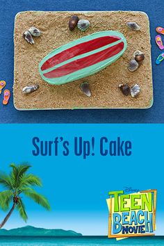 Disney Teen Beach Movie Cake Disney Teen Beach Movie Cake