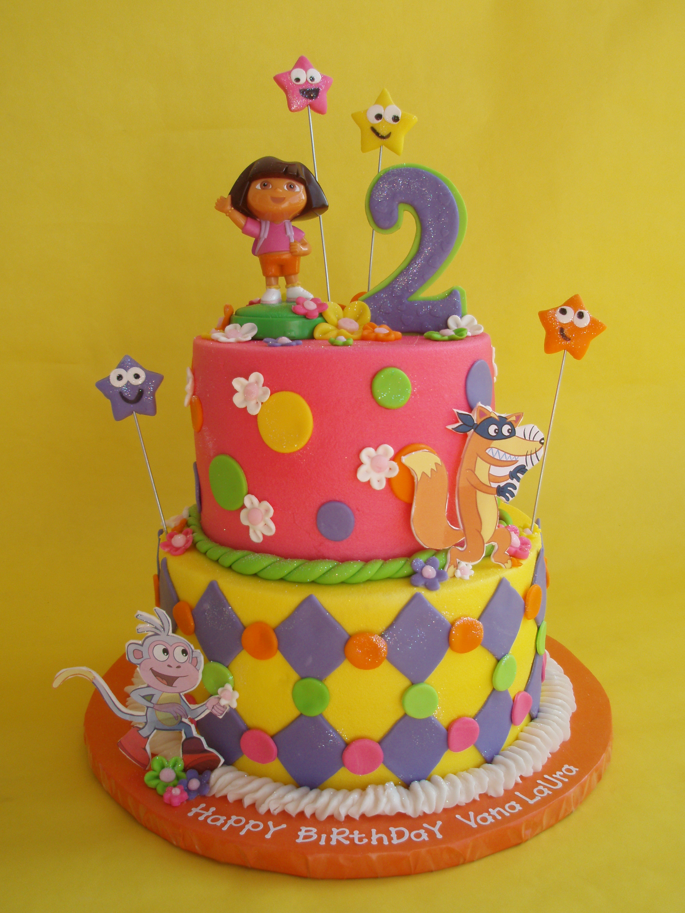 Dora and Friends Birthday Cake