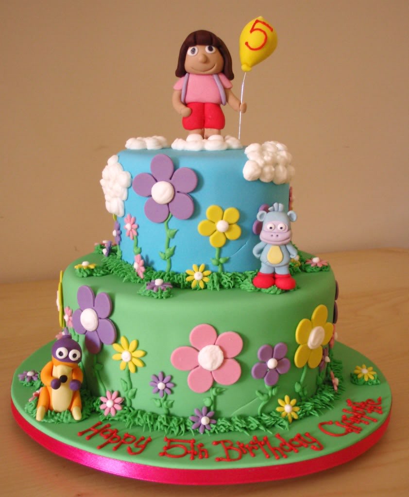 Dora Explorer Birthday Cake