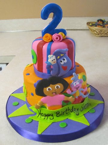 Dora Explorer Birthday Cake