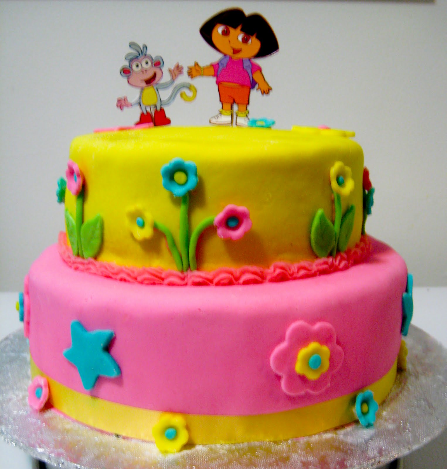 10 Photos of Dora Shaped Cakes