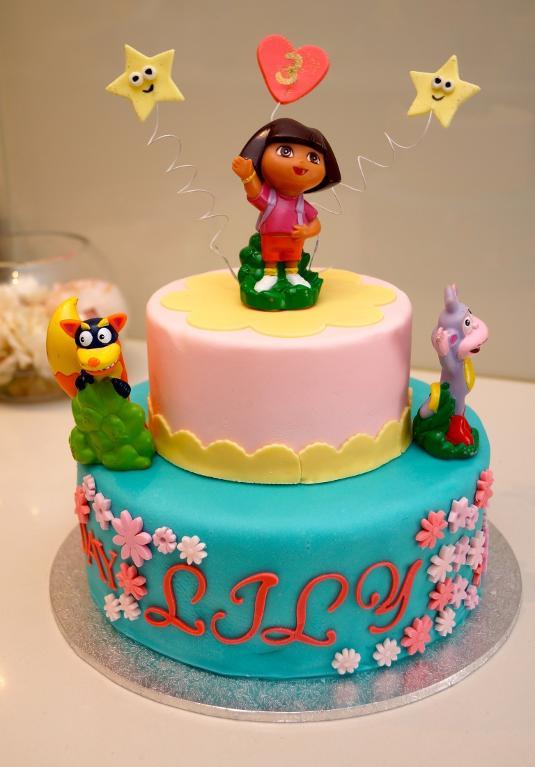 Dora the Explorer Birthday Cake