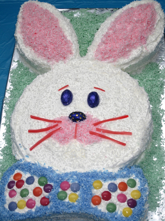 Easter Bunny Cake Cut Out