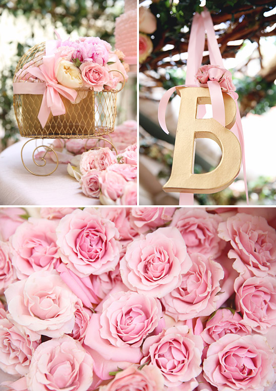Elegant Baby Shower Pink and Gold