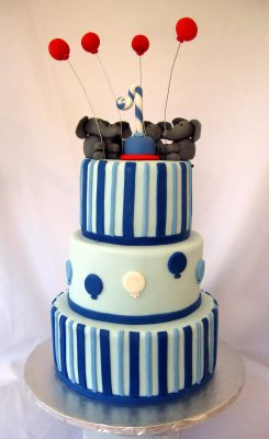 Elephant Birthday Cake Balloons Elephant Birthday Cake Balloons