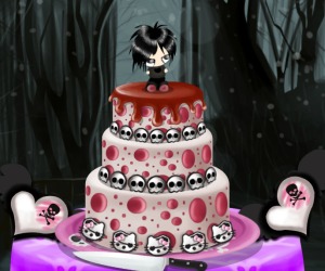 Emo Wedding Cake