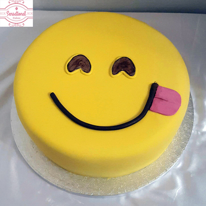 Emoji Birthday Cake