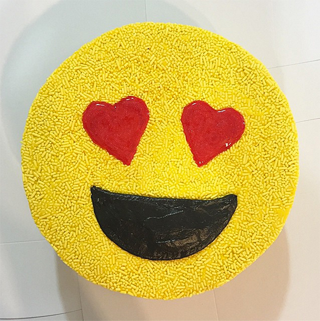 Emoji Birthday Cake