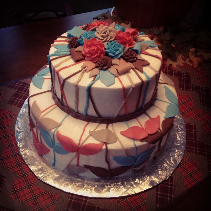 Fall Baby Shower Cake Fall Baby Shower Cake