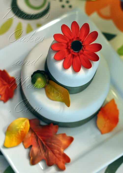 Fall Mini Wedding Cakes Fall Mini Wedding Cakes