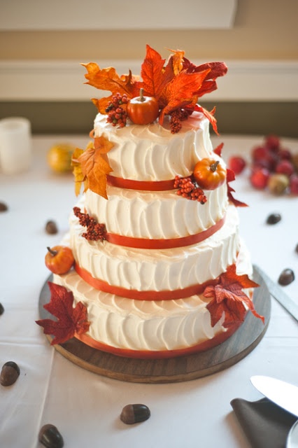 Fall Wedding Cake Ideas