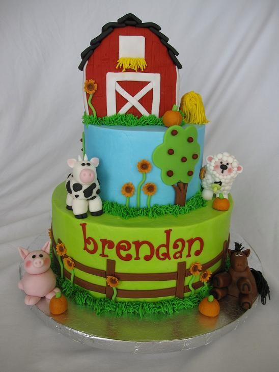 Farm Birthday Cake Ideas