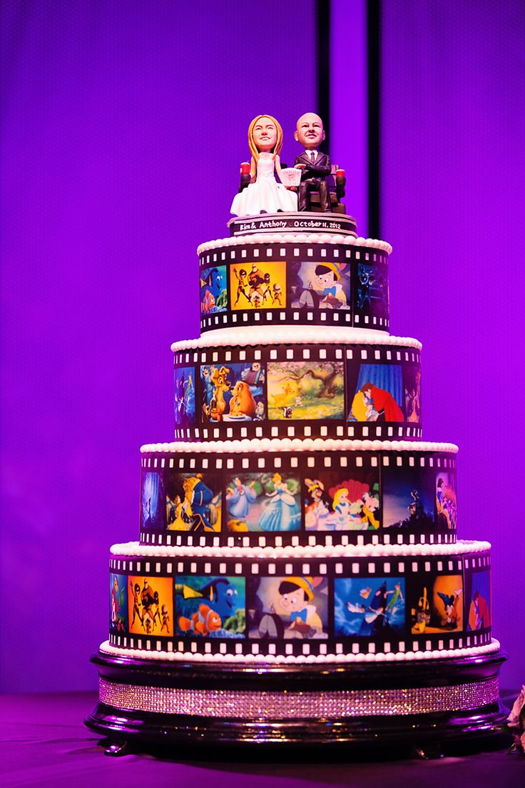 Film Strip Wedding Cake