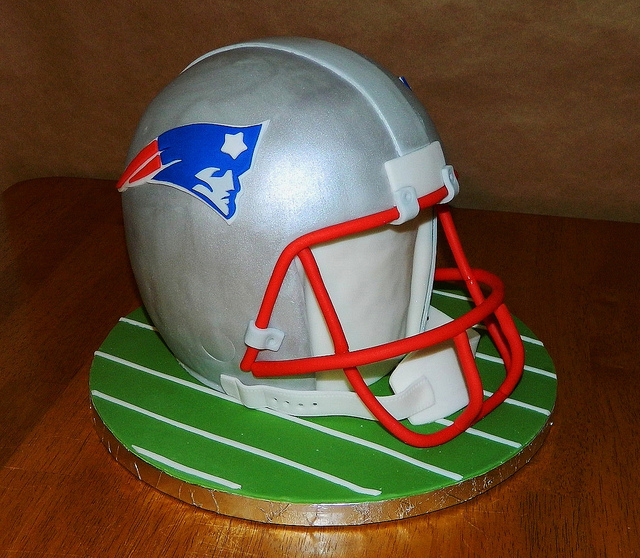 Football Helmet Cake